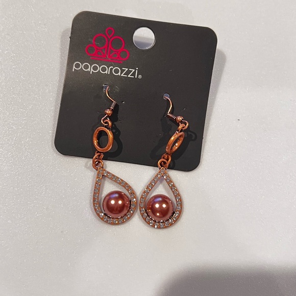 Pink Pearls with Surrounding Diamond Earrings